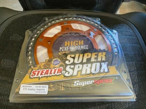 Supersprox Orange Stealth sprocket 50T Chain Size 520 RST-990-50-ORG Orange - Picture 1 of 3