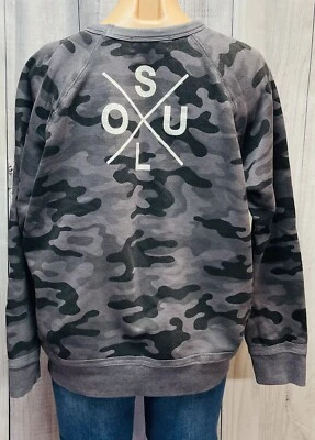 SOULCYCLE Mujer Camuflaje Manga Larga Sudadera Talla Grande EE. UU. Ciclismo Bicicleta Foto 1 de 4