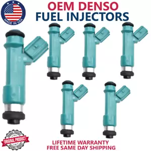 x6 GENUINE DENSO FUEL INJECTORS FOR 2007, 2008, 2009 Toyota FJ Cruiser 4.0L V6 - Bild 1 von 3