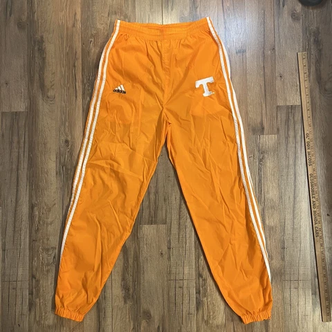 Vtg. Tennessee Vols Adidas Track Pants No Lining Side Zip Mens Small Cover