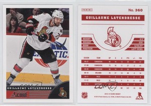 2013-14 Score Red Back Guillaume Latendresse #360