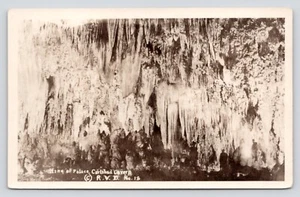 RPPC Kings Palace Carlsbad Cavern New Mexico Leck Studio VTG UNP Photo Postcard - Picture 1 of 3