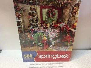 SPRINGBOK CHRISTMAS ROOM PUZZLE New in sealed box 500 pieces RETIRED - Picture 1 of 3