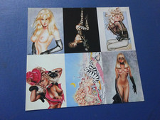 1994 The Best of Olivia All Chromium Uncut 6 Card Sheet