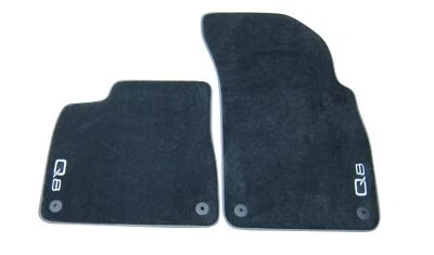 2x Original Audi Premium Velours Tapis de Sol Textile Nattes Kit pour Q8 4M 18 - Photo 1/2