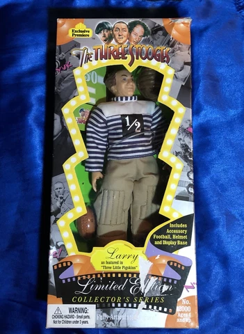 Three Stooges Larry Limited Edition Collector Series Doll 1996 Cover