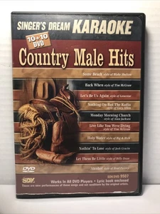 Karaoke - Country Male Hits (DVD, 2005) - Singer's Dream - Picture 1 of 2