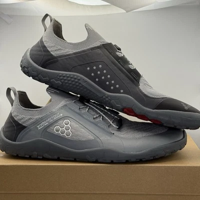 VivoBarefoot Men's Sz 10 Primus Trail Knit FG Trail Running Shoes Ultimate Gray - Image 1 of 4