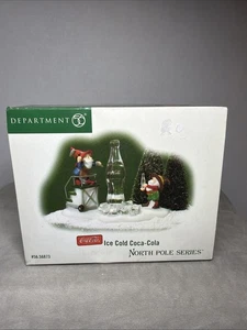 Department 56 Ice Cold Coca Cola 2004 North Pole Series 5656873 (READ DESC) - Picture 1 of 4