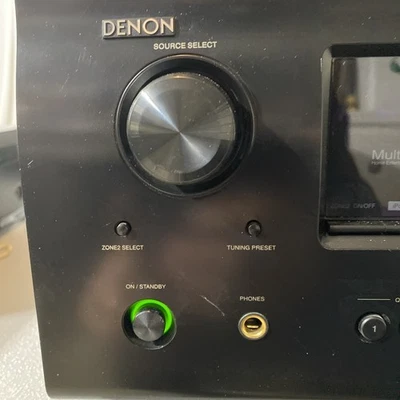 Denon AVR-1611 7.1 Ch HDMI Home Theater Surround Sound Receiver No Remote Works - Image 1 of 4