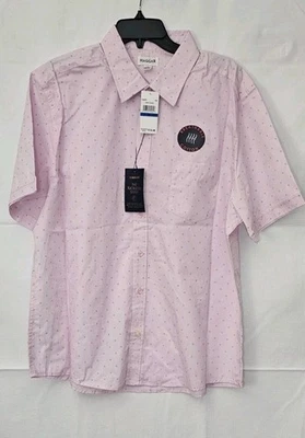 Haggar Shirt Button Front Tuckless Relaxed Fit M L XL XXL NEW - Image 1 of 4