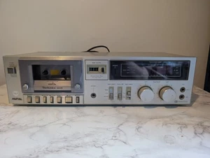 Vintage Silver 1980s Technics RS-M215 Stereo Cassette Tape Deck Player Recorder - Picture 1 of 14