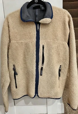 Patagonia Jacket Circa 1998 Sz S Mens Oatmeal Vintage Fleece,Y2K - Image 1 of 3
