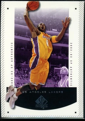 2002-03 SP Authentic #37 Kobe Bryant - Image 1 of 2