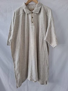 Mens Woolrich T-Shirt 2XL Cotton Tee Size XL Cream - Picture 1 of 6