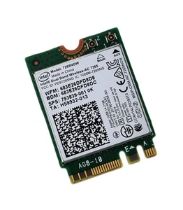 NOWA KARTA WIFI INTEL 7265 NGW WIFI 5 802.11ac M.2 BT 4.2 867 Mbps - Zdjęcie 1 z 2