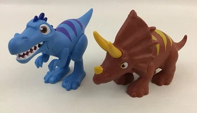 Paw Patrol Dino Rescue Dinosaur Triceratops Tyrannosaurus Rex Figure Set Of 2 - Image 1 of 4