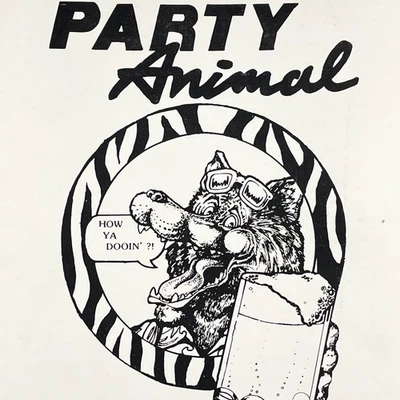 Bally Party Animal Pinball Machine Game PARTS Manual ORIGINAL - Image 1 of 3