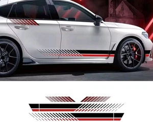 Para HYUNDAI i20 i30 KONA N PASADOR PUERTA LATERAL RAYAS VINILO DEPORTE CARRERA CALCOMANÍA PEGATINAS - Imagen 1 de 16