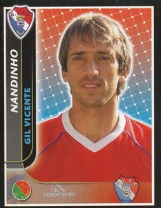 168 NANDINHO PORTUGAL GIL VICENTE.FC STICKER PANINI FUTEBOL 2004-2005