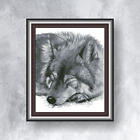 WOLF - Counted cross stitch kit (with DMC threads)