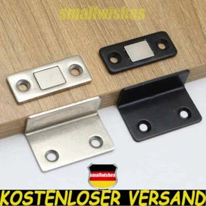2x Extrem Stark Schrank Tür Türmagnete Magnetschnäpper Möbelmagnet L Form - Bild 1 von 9