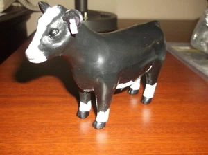 LITTLE BUSTER BLACK WHITE SHOW STEER - Picture 1 of 1