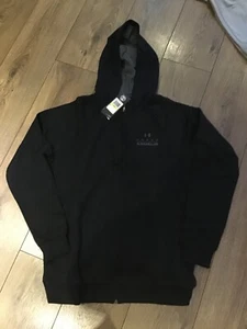 UA UNDER ARMOUR CAPUCHA CREMALLERA COMPLETA NEGRO HOMBRE MEDIANO M NUEVO CON ETIQUETAS - Imagen 1 de 3