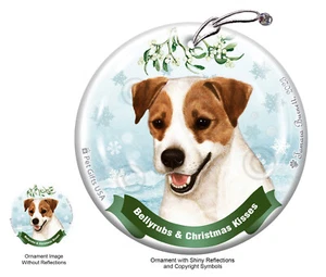 Bellyrubs & Kisses Ornament - Brown and White Jack Russell Terrier - Picture 1 of 1