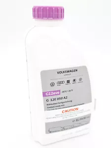 Coolant Genuine 1.0l VW G12E050A2 Volkswagen Audi Skoda Seat - Picture 1 of 4