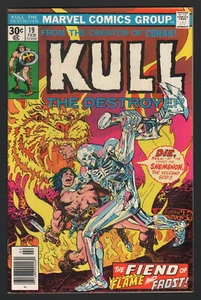 KULL, THE DESTROYER #19, Marvel, 1975, sehr guter Zustand, Shemenon, der Vulkangott! - Bild 1 von 1
