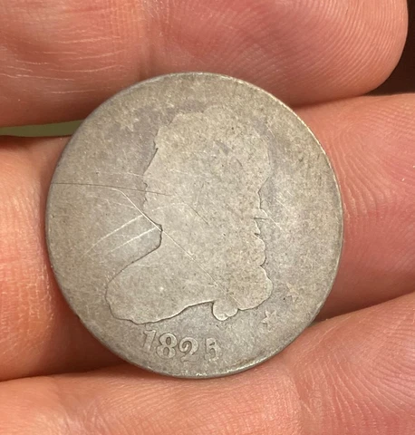 1825 Over Date Bust Quarter Cover