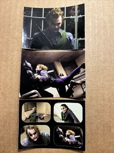 Heath Ledger 2008 Warner Bros “The Joker” Batman The Dark Knight Mini Stickers