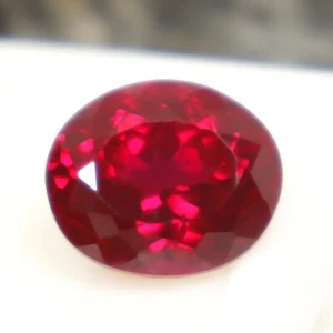 Untreated 5.85 Ct Natural Mozambique Red Ruby Oval Gemstone GIE Certified 1059 - Picture 1 of 9