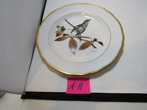 A-11 EASTERN MOCKINGBIRD OLD AMERICAN SONGBIRD BONE CHINA PLATE RAY HARM - Picture 1 of 2