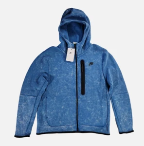 Nike Sportswear Tech Fleece Full-Zip Hoodie Marina Blue DM6515-407 Men's Size XS - Picture 1 of 5
