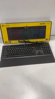 Corsair K55 (CH9206015NA) Wired RGB Backlit Gaming Keyboard - Image 1 of 3