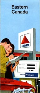 1966 Citgo Road Map: Eastern Canada NOS - Picture 1 of 1