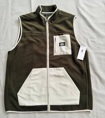 CHALECO POLAR HURLEY MIDLAND BURRITO CREMALLERA COMPLETA PARA HOMBRE Grande Nuevo Marrón Foto 1 de 4