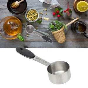 30ml Coffee Measuring Scoop 1/8 Cup Stainless Steel Tablespoon Large Capacity - Picture 1 of 12