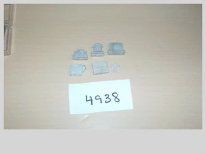 O Metal Assorted Graveyard Cemetary Tombstones Grave Stones 6pcs Model Train - Imagen 1 de 5