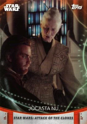 Women of Star Wars (2020) ORANGE PARALLEL BASE Card #34 / JOCASTA NU - Image 1 of 2