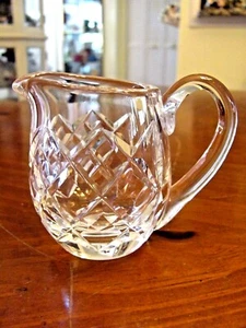 WATERFORD CRYSTAL 'KERRY' PATTERN CREAMER SM PITCHER 4 SYRUPS,TOPPINGS, SAUCE EX - Picture 1 of 8