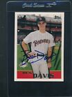 1996 Topps #16 Ben Davis Padres Signed Auto *C6335