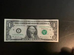 2017A $1 DOLLAR BILL I21131199A - Picture 1 of 4