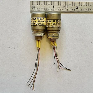2 Vintage Ampex Input Transformer / MC Step-up 58-0100-01 96’908/01 West Germany - Picture 1 of 5