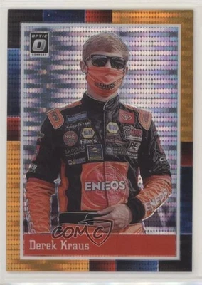 2021 Panini Donruss NASCAR Optic Retro 1988 Orange Pulsar Prizm Derek Kraus #78 - Image 1 of 2
