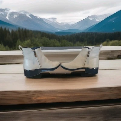 Calvin Klein Donovi women's Block Heel Ankle Boots Booties Chic Cream Size 7 - Image 1 of 4