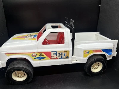 Vtg Processed Plastic Bergman Toys 12.5" Ford F150 Pickup Truck 500XL Bardahl - Image 1 of 4