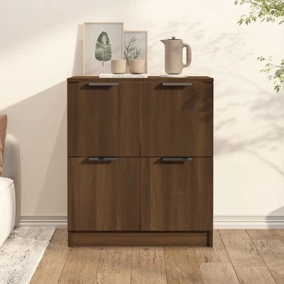 Mobiletto Credenza in Legno Multistrato 60x30x70 cm Colori Diversi vidaXL - Immagine 1 di 4